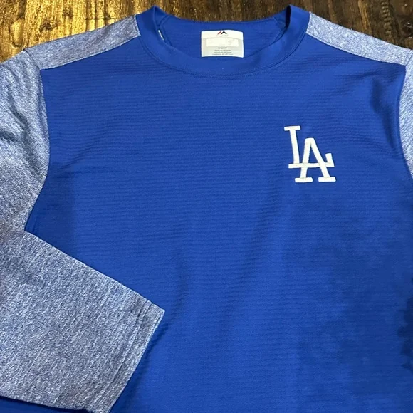 Dodgers Majestic Ribbed long sleeve shirt - Picture 2 of 10